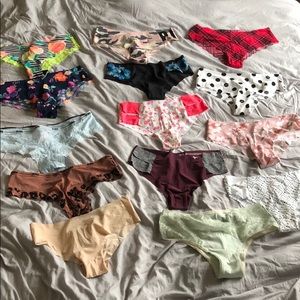 14 pairs of cheekster panties. All are new.
